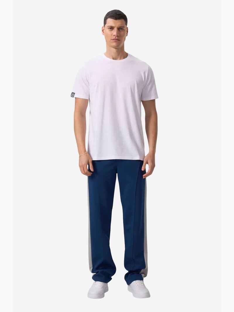 T-shirt coupe confort avec col rond tommy Blanc cassé - Kiabi