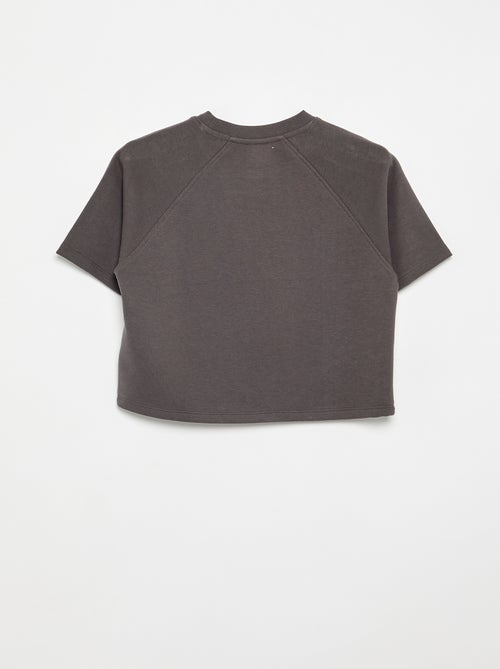 T-shirt coupe loose à manches courtes - Kiabi T-shirt coupe loose à manches courtes - Kiabi