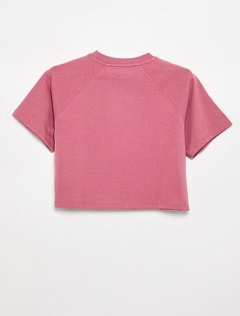 T-shirt coupe loose à manches courtes