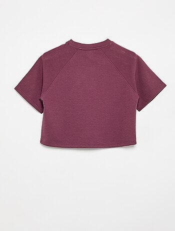 T-shirt coupe loose à manches courtes