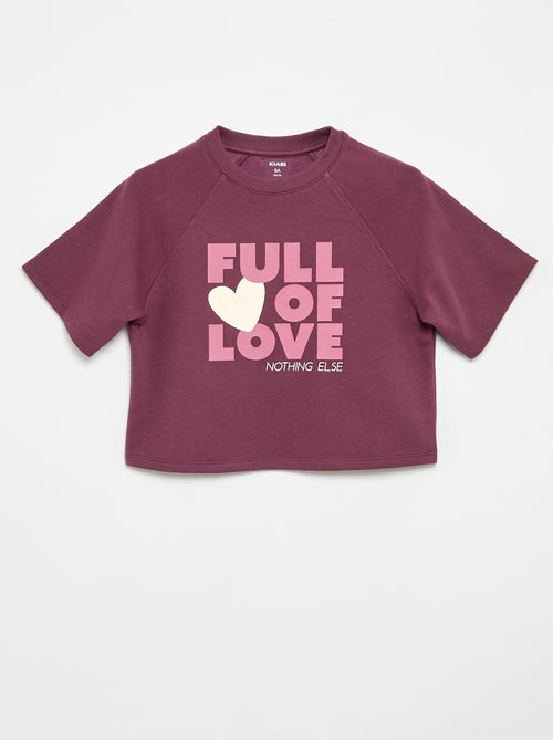 T-shirt coupe loose à manches courtes - Kiabi T-shirt coupe loose à manches courtes - Kiabi