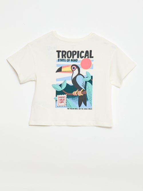 T-shirt coupe loose imprimé dos & poitrine - Kiabi T-shirt coupe loose imprimé dos & poitrine - Kiabi