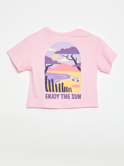 T-shirt coupe loose imprimé dos & poitrine - Kiabi T-shirt coupe loose imprimé dos & poitrine - Kiabi