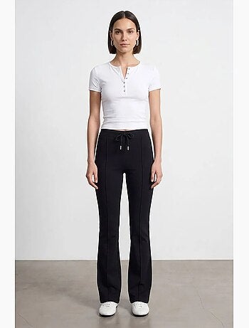 T-shirt crop en jersey coupe ajustée dilvin