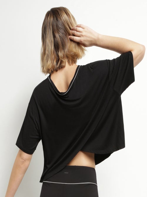 T-Shirt Court Col Rond Dim Move - Kiabi