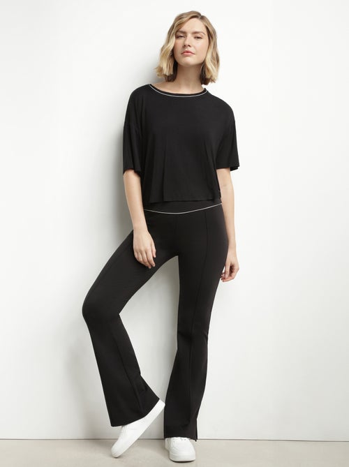 T-Shirt Court Col Rond Dim Move - Kiabi