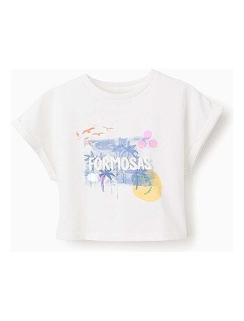 T-shirt Court en Coton