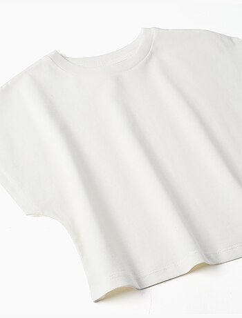 T-shirt court en coton