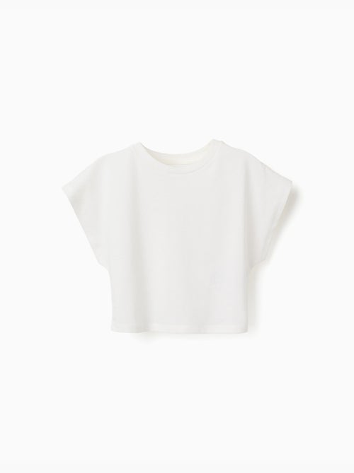T-shirt court en coton - Kiabi