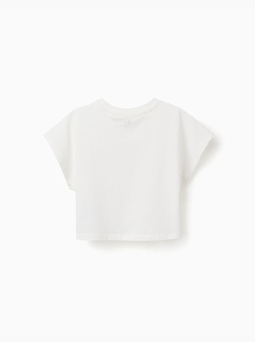 T-shirt court en coton - Kiabi
