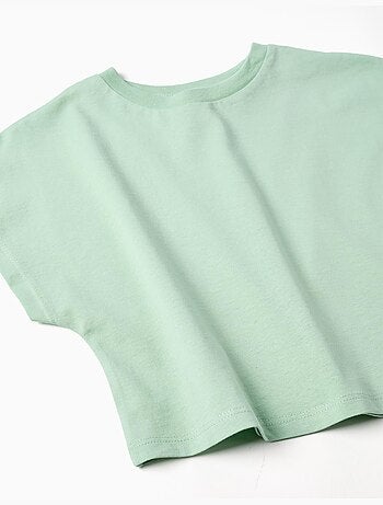 T-shirt court en coton
