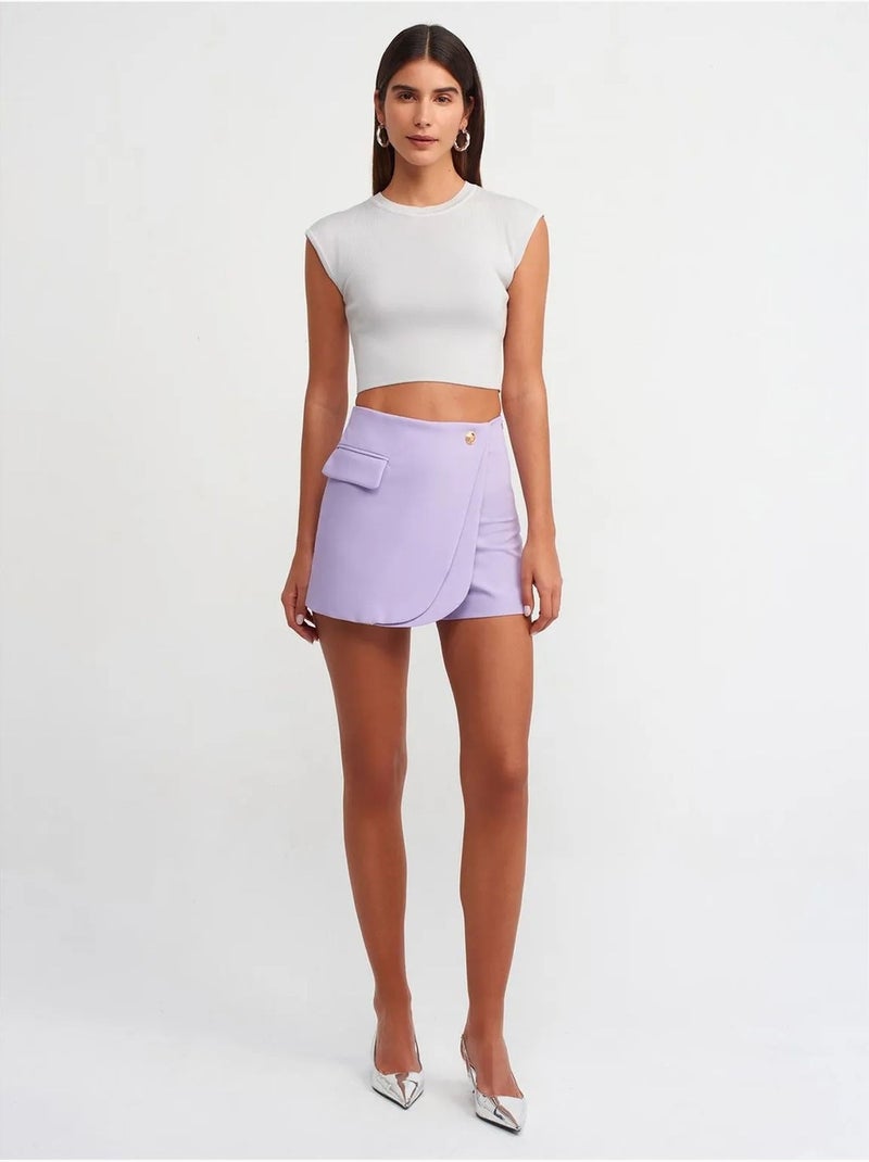 T-shirt court femme sans manches côtelé dilvin Blanc - Kiabi