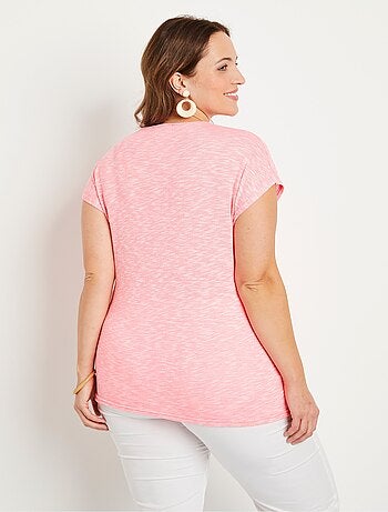 T-shirt court fluo
