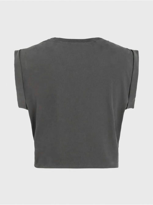 T-shirt court imprimé avec détail de bordure hiccup - Kiabi T-shirt court imprimé avec détail de bordure hiccup - Kiabi