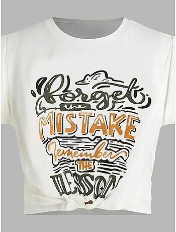 T-shirt court imprimé hiccup