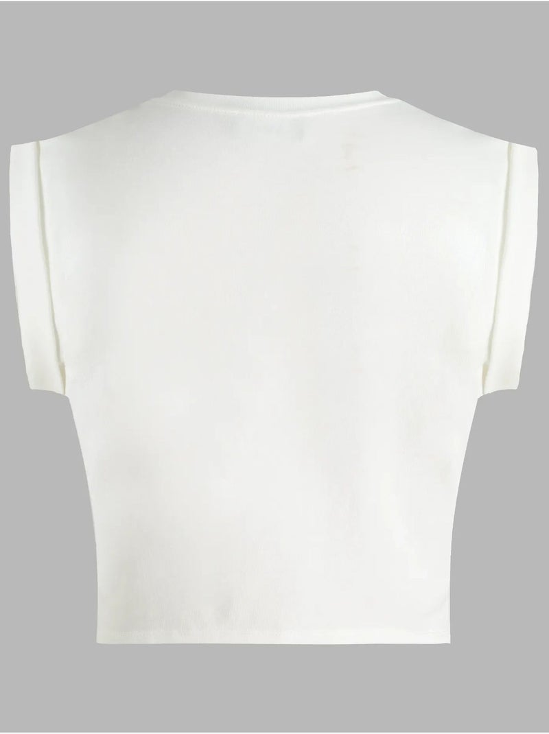 T-shirt court imprimé hiccup Blanc - Kiabi