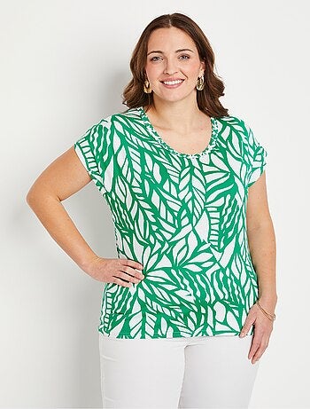 T-shirt court motif graphique