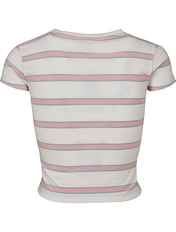 T-shirt court motif/style à rayures - urban classics