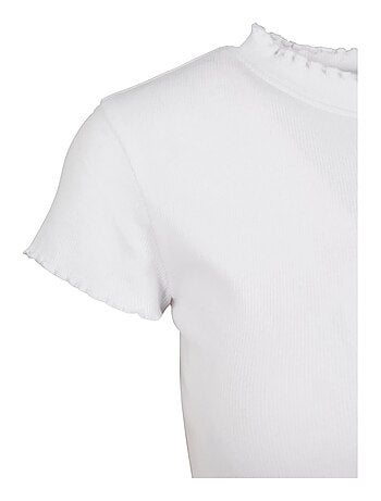 T-shirt court motif/style côtelé - urban classics