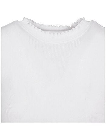 T-shirt court motif/style côtelé - urban classics