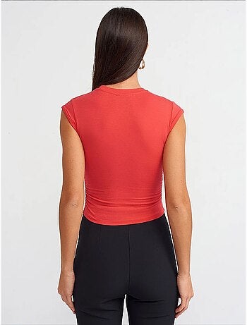 Dilvin t-shirt court sans manches femme