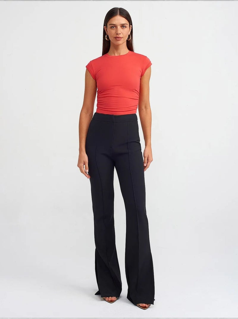 T-shirt court sans manches femme dilvin Orange - Kiabi