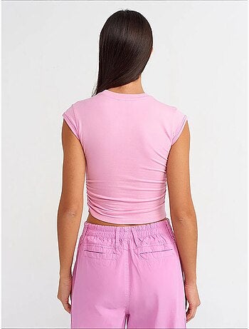Dilvin t-shirt court sans manches femme