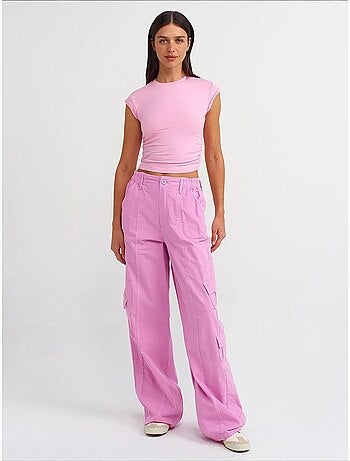 Dilvin t-shirt court sans manches femme