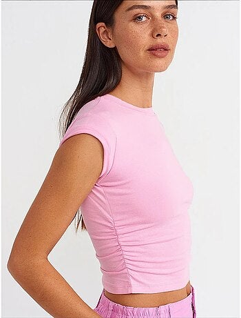 Dilvin t-shirt court sans manches femme