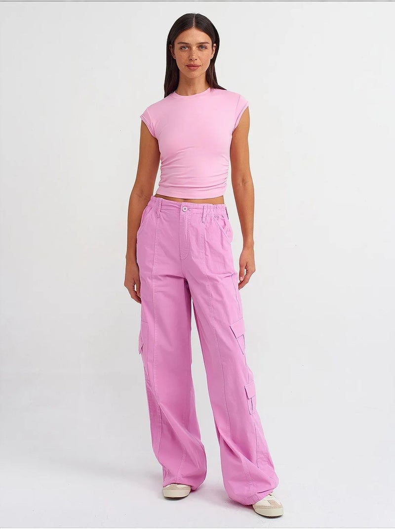 T-shirt court sans manches femme dilvin Rose - Kiabi