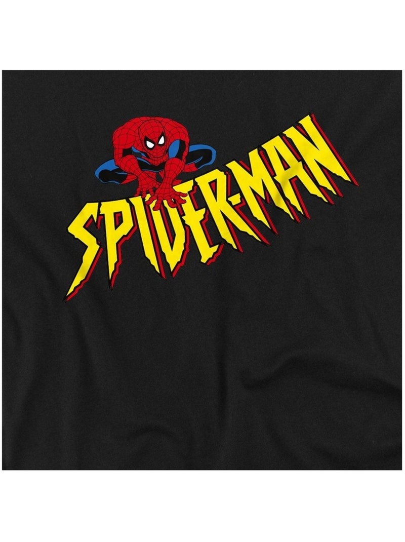 T-shirt crawler - homme araignée (spider-man) Noir - Kiabi