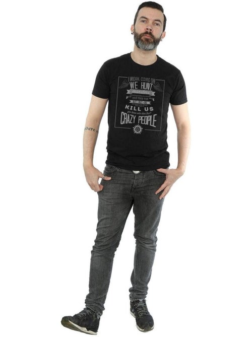 T-shirt crazy people - surnaturel - Kiabi T-shirt crazy people - surnaturel - Kiabi