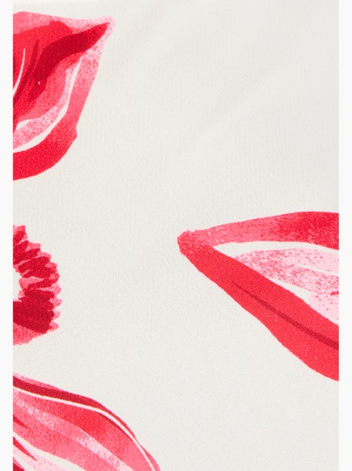 T-shirt crêpe imprimé devant - Damart - Kiabi