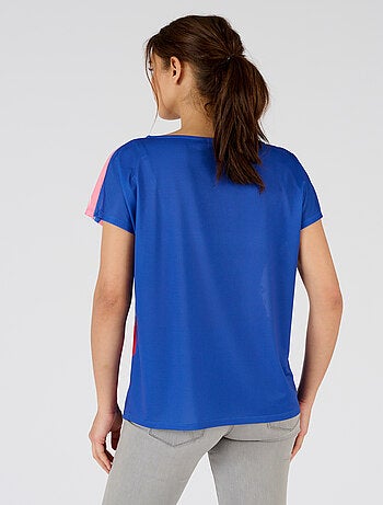 T-shirt crêpe imprimé fleuri devant - Damart