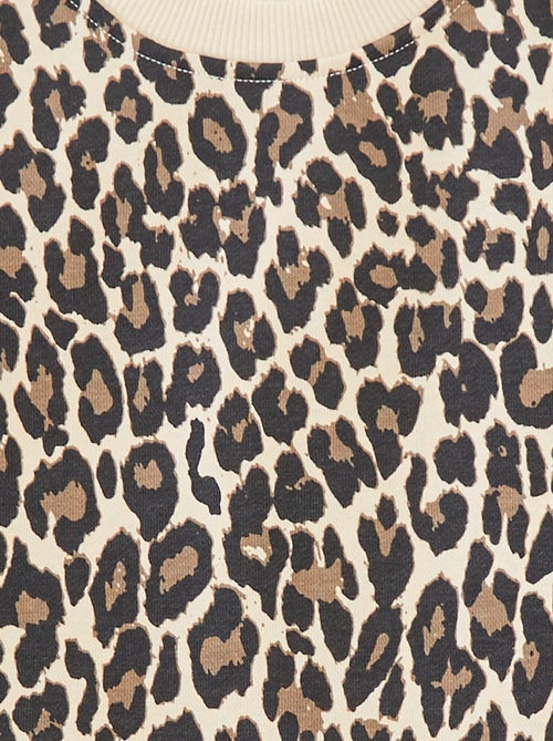 T-shirt crop à manches courtes - Kiabi