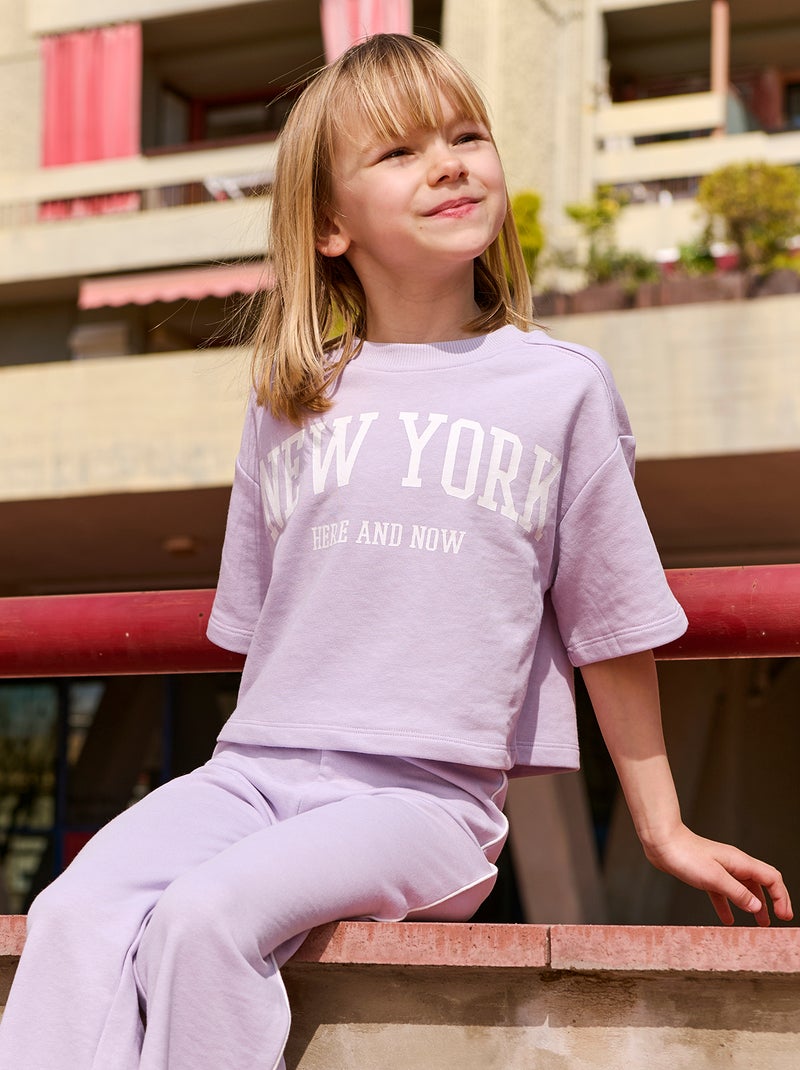 Vêtements T Shirt Famille Kiabi T-shirt 'famille' Manches Courtes