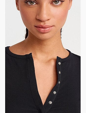 T-shirt crop en jersey coupe ajustée dilvin