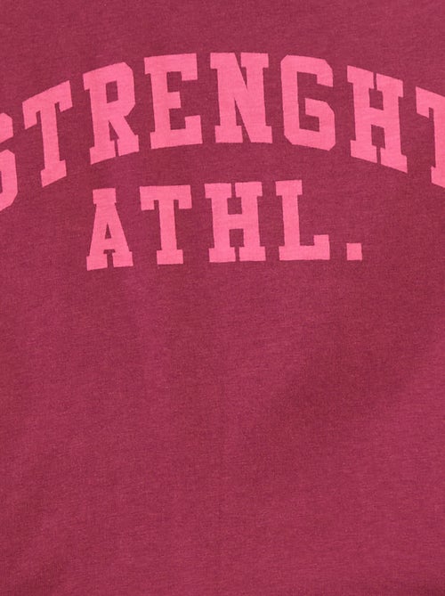 T-shirt crop esprit campus - Kiabi