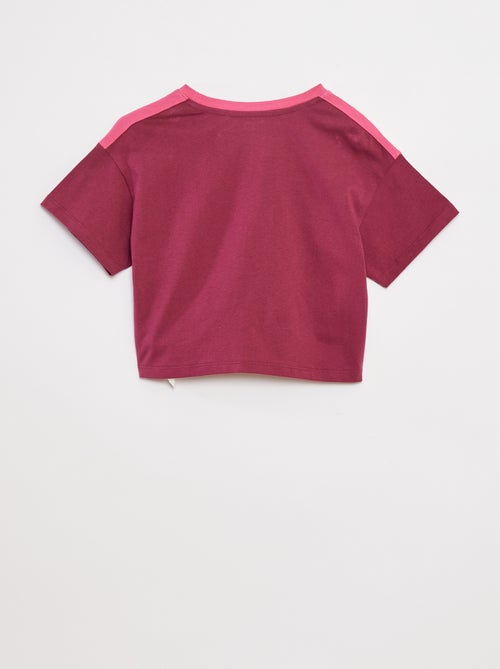 T-shirt crop esprit campus - Kiabi