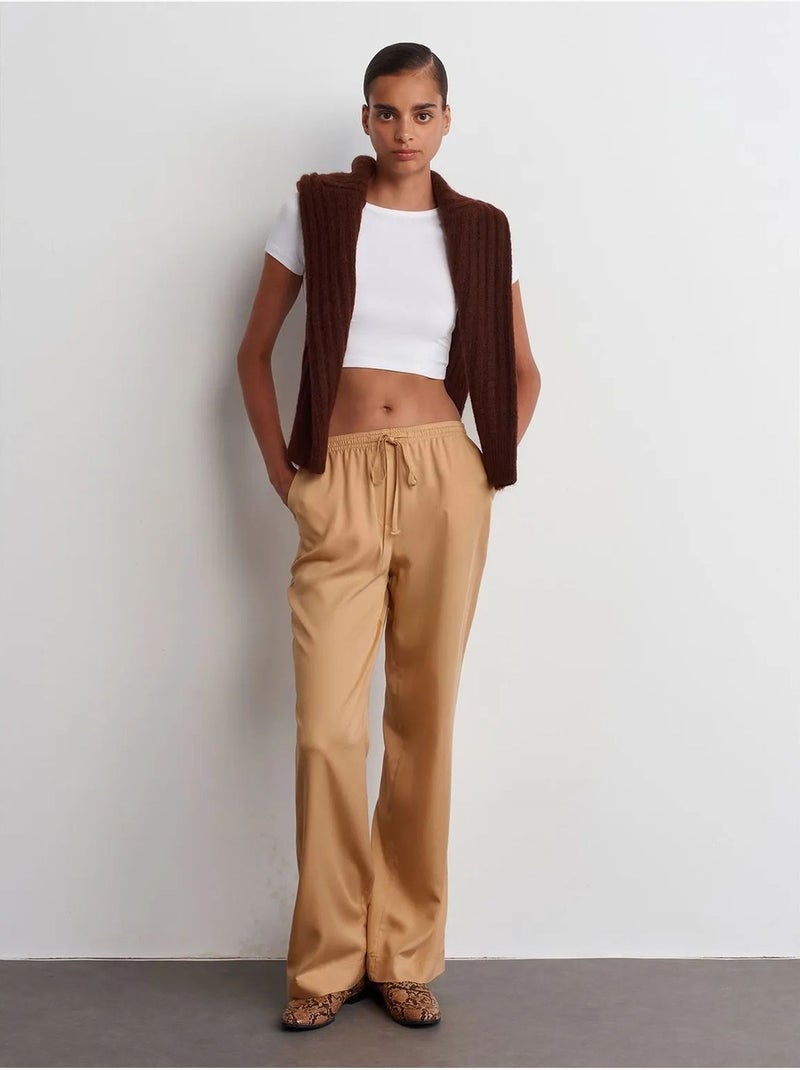 T-shirt crop femme coupe slim à col rond dilvin Blanc - Kiabi