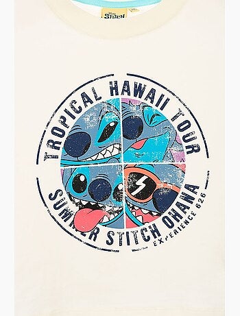 T-Shirt Crop Top Lilo et Stitch | Licence Officielle