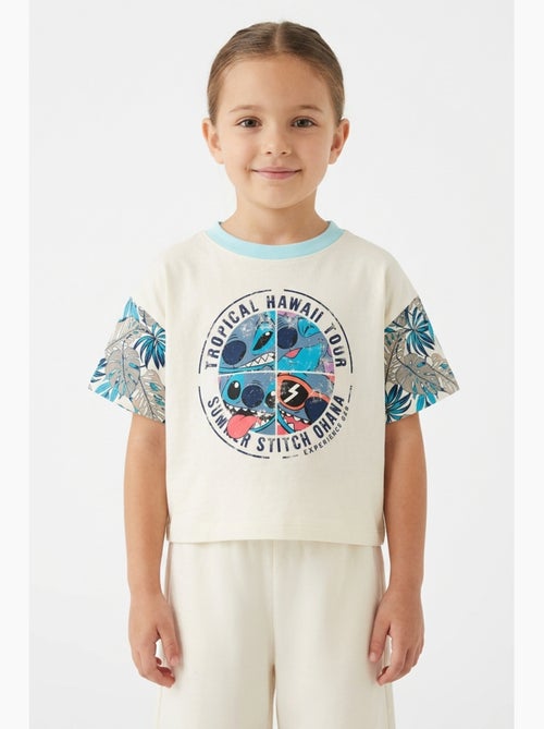 T-Shirt Crop Top Lilo et Stitch | Licence Officielle - Kiabi T-Shirt Crop Top Lilo et Stitch | Licence Officielle - Kiabi