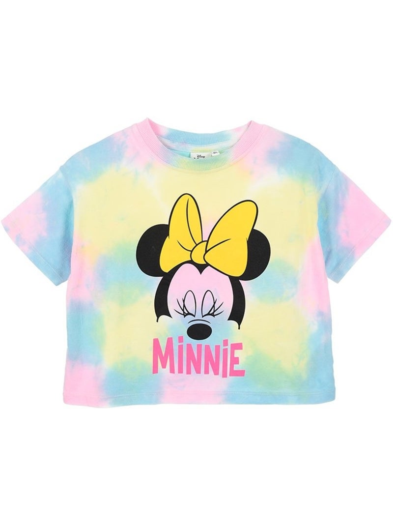 T-Shirt Crop Top Minnie Mouse | Licence Officielle Multicolore - Kiabi