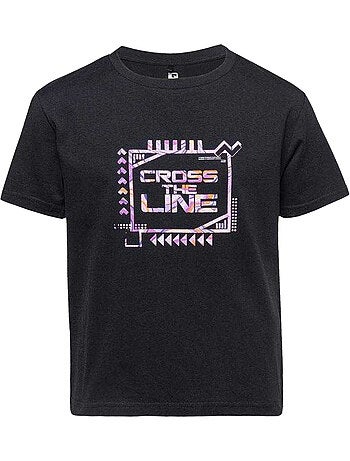 T-shirt cross the line dafi - iq