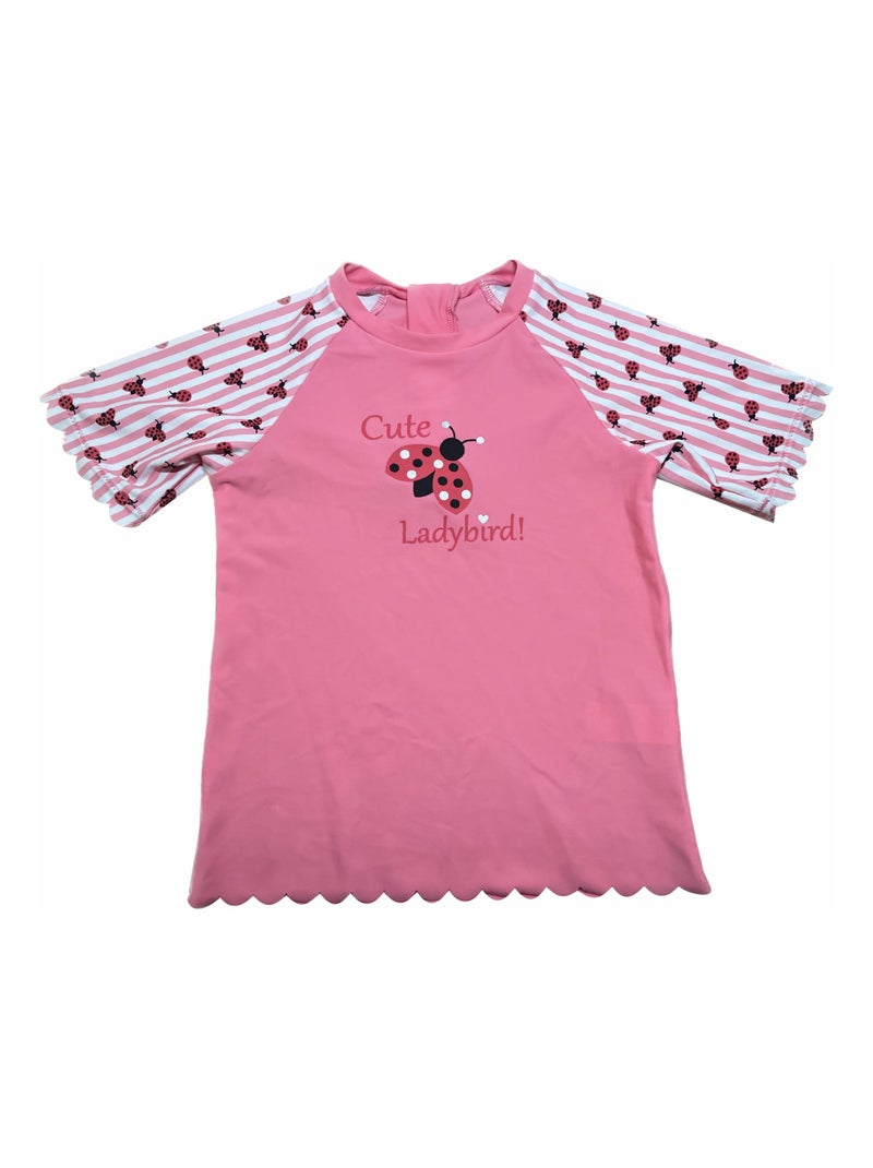 T-Shirt + Culotte Coccinelle 'TouDou' Rose - Kiabi