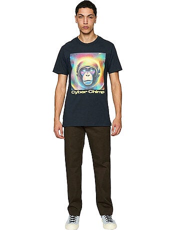 T-shirt cyber chimp - mister tee