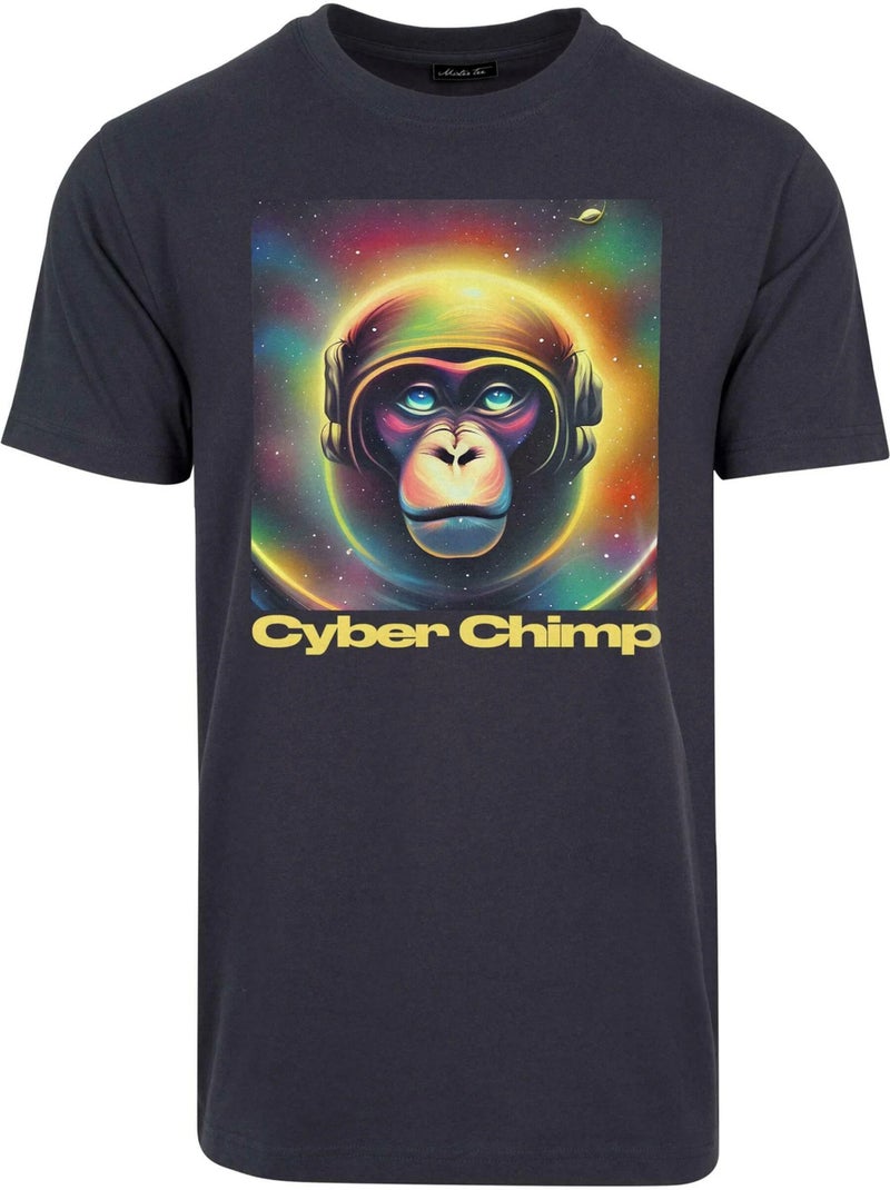 T-shirt cyber chimp - mister tee Bleu marine - Kiabi