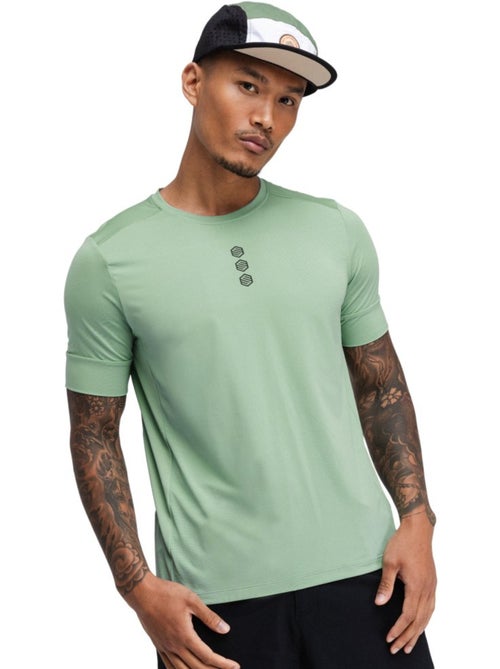 T-shirt cyclisme gravel homme cyclisme homme poplar - Kiabi