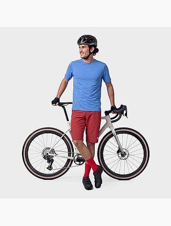 T-shirt cyclisme gravel homme homme linden