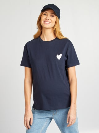 T-shirt d'allaitement avec imprimé